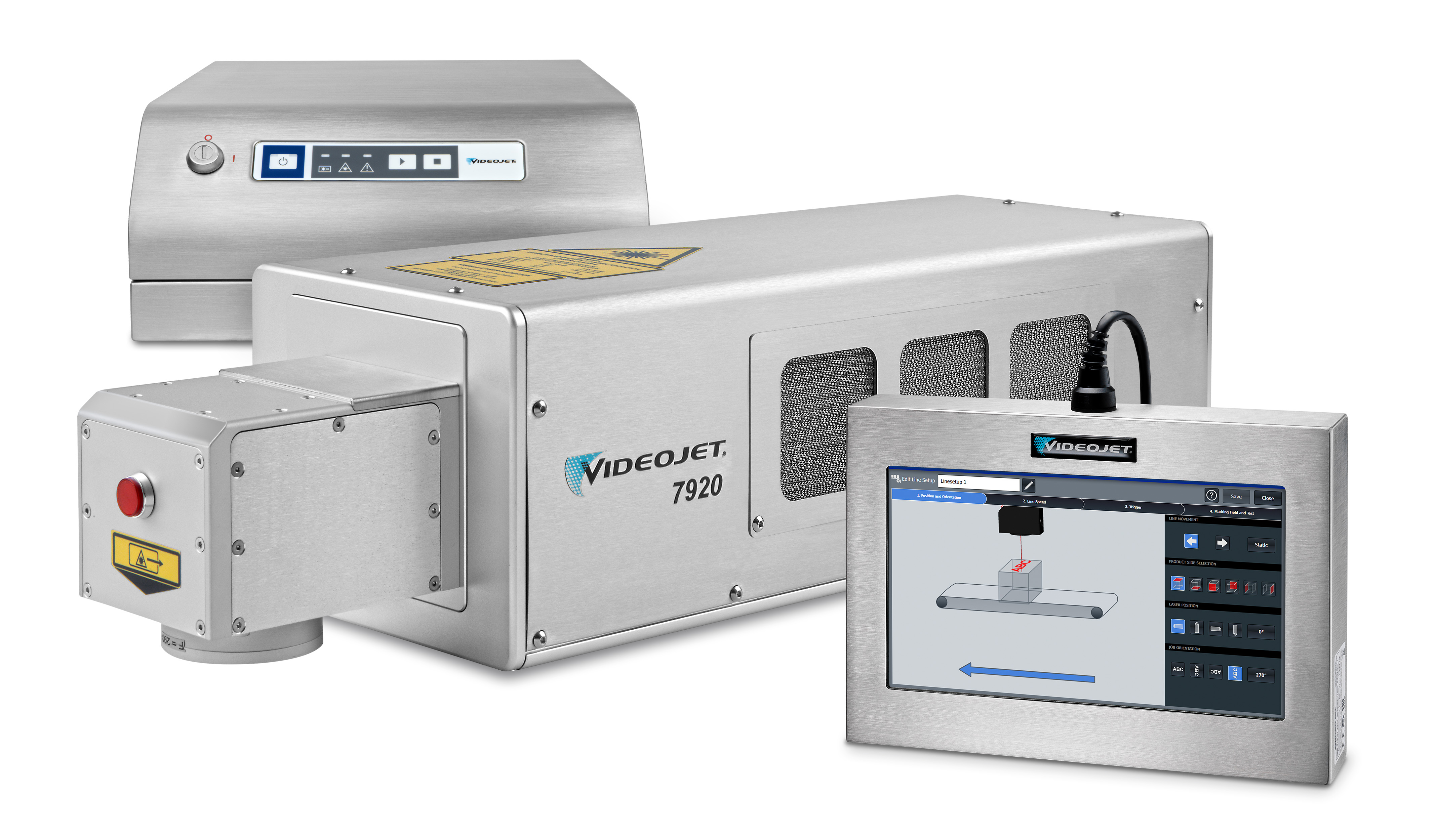 Système de marquage laser UV adaptable