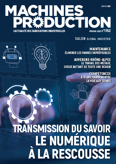 Couverture magazine Machines Production